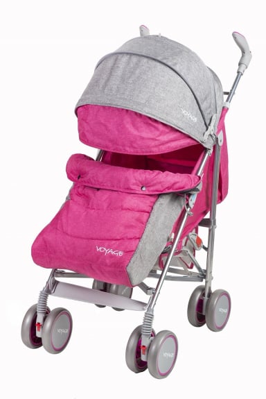 COCHE VOYAGE PARAGUA VG-008 BLACK ROSADO - 2