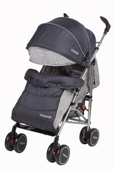 COCHE VOYAGE PARAGUA VG-008 BLACK NEGRO - 2