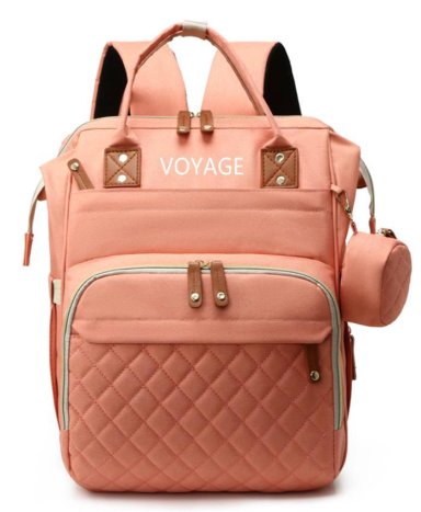 MOCHILA VOYAGE PAÑALERA MATERNAL 3 EN 1 PINK ROSADO - 1