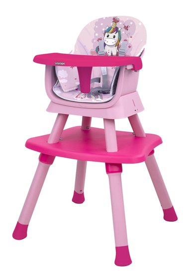 SILLA DE COMER MULTIFUNCIONAL 6 EN 1 VOYAGE FUCSIA - 1