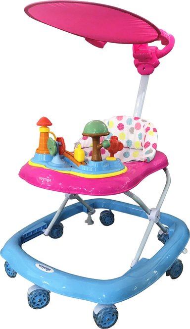 ANDADOR VOYAGE CON TOLDO VGW555 PINK BLUE - 1
