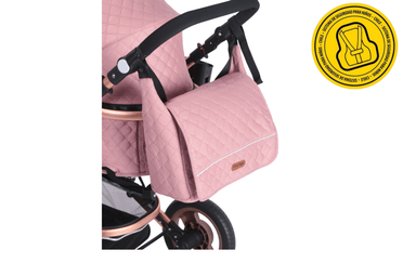 COCHE CUNA VOYAGE CON SILLA AUTO NAPOLES PINK ROSADO - 7