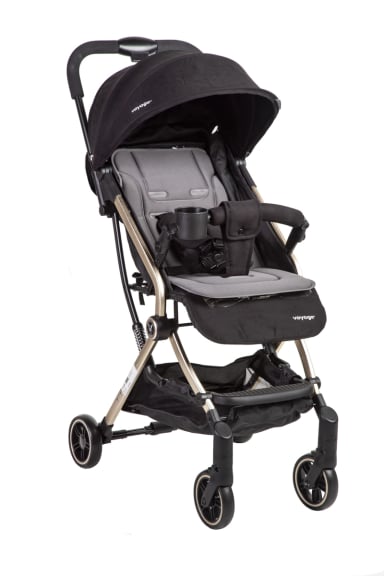 COCHE VOYAGE PASEO MALETA MIKE DORADO BLACK NEGRO - 1