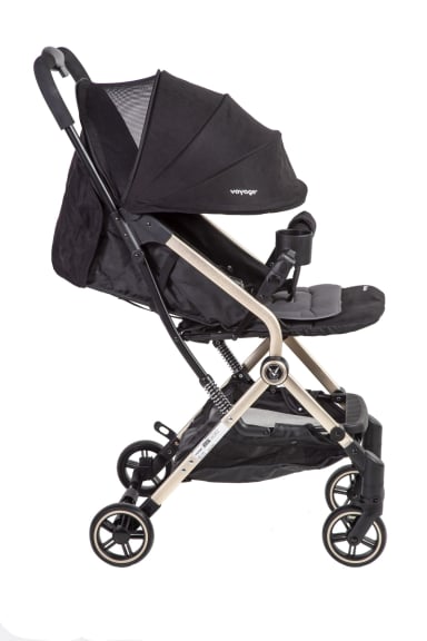 COCHE VOYAGE PASEO MALETA MIKE DORADO BLACK NEGRO - 2