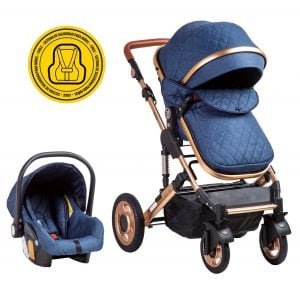 COCHE VOYAGE TRAVEL SYSTEM EROS NAVY AZUL MARINO - 1