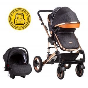 COCHE VOYAGE TRAVEL SYSTEM ZEUS LIMITED BLACK NEGRO - 1