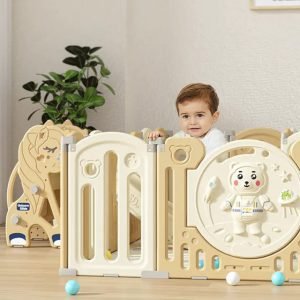CORRAL BEAR KAKI + CENTRO DE JUEGOS 193X234CM - 8