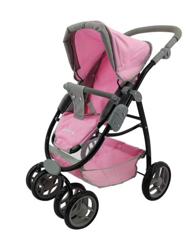 COCHE MUÑECA VOYAGE ROSADO FORMATO REAL ZEUS PINK - 3