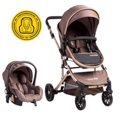 COCHE VOYAGE TRAVEL SYSTEM OMEGA BROWN CAFÉ - 1
