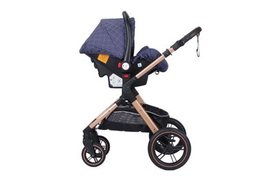 COCHE VOYAGE TRAVEL SYSTEM X1 BLUE CON SILLA CERTIFICADA AZUL - 2