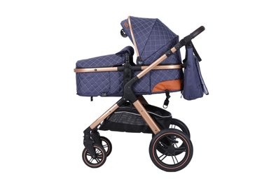 COCHE VOYAGE TRAVEL SYSTEM X1 BLUE CON SILLA CERTIFICADA AZUL - 3