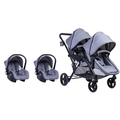 COCHE VOYAGE DUO TRAVEL SYSTEM GÉMINIS GREY GRIS - 2