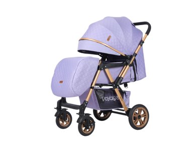 COCHE CUNA CAMBIO DE MANILLAR VOYAGE BERLIN PURPLE - 1
