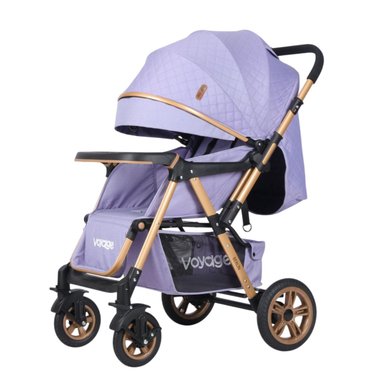 COCHE CUNA CAMBIO DE MANILLAR VOYAGE BERLIN PURPLE - 2