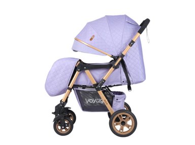 COCHE CUNA CAMBIO DE MANILLAR VOYAGE BERLIN PURPLE - 5