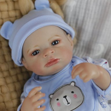 MUÑECA BEBÉ REBORN LUIS 45CM - 2