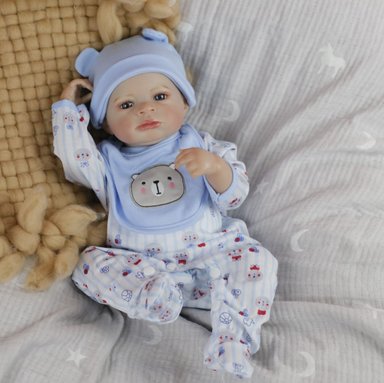MUÑECA BEBÉ REBORN LUIS 45CM - 3