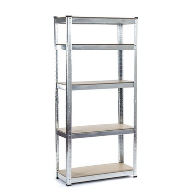 ESTANTE METALBREIN MB1507030 METÁLICO 5 REPISAS GALVANIZADO 150 X 70 X 30 CM - 1