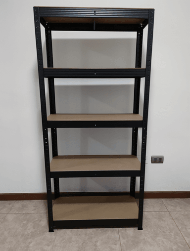 ESTANTE METALBREIN MB1507030N METÁLICO 5 REPISAS NEGRO 150 X 70 X 30 CM - 2