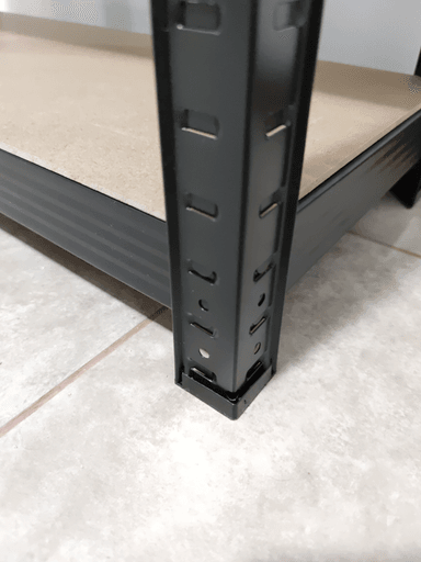 ESTANTE METALBREIN MB1507030N METÁLICO 5 REPISAS NEGRO 150 X 70 X 30 CM - 4