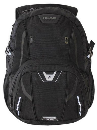 MOCHILA PORTA LAPTOP SAHARA NEGRO PLATA HEAD - 2