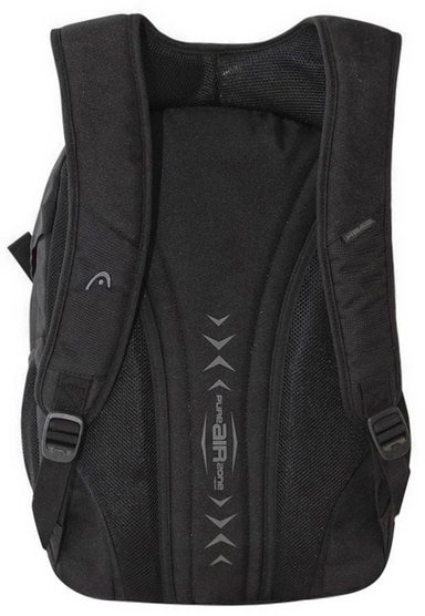MOCHILA PORTA LAPTOP SAHARA NEGRO PLATA HEAD - 5