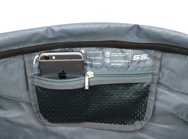 BOLSO DEPORTIVO HEAD NYLON NEGRO PLATA NEW COMBAT 55 - 2