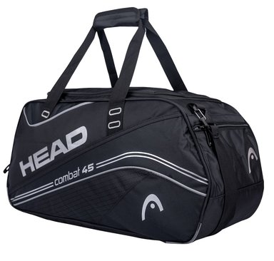 BOLSO DEPORTIVO HEAD NYLON NEGRO PLATA NEW COMBAT 45 - 1