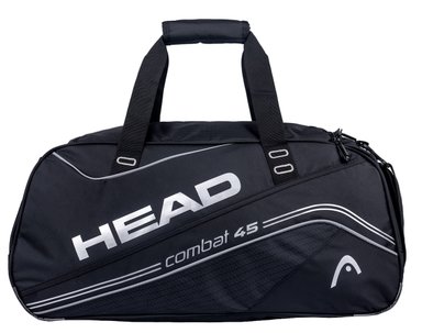 BOLSO DEPORTIVO HEAD NYLON NEGRO PLATA NEW COMBAT 45 - 2