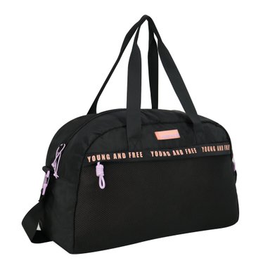 BOLSO HEAD MICROFIBRA NEGRO LILA MUJER PILATES 35 - 1
