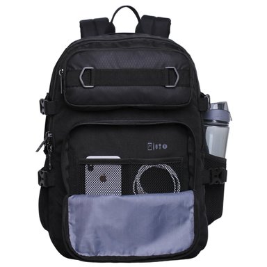 MOCHILA LOGAN 40L REVERSE ROMBOS NEGRO HEAD - 3