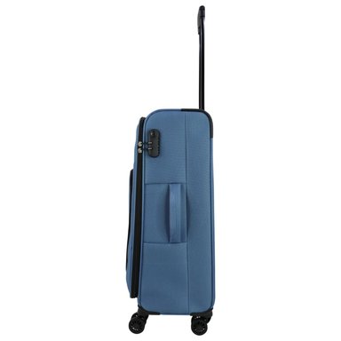 MALETA BLANDA TELA MADRID M AZUL FRIO HEAD - 6