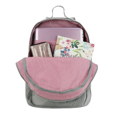 MOCHILA MUJER PORTA NOTEBOOK NEW CLOUD GRIS HEAD - 3