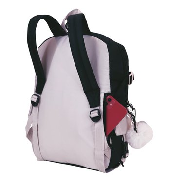 MOCHILA MUJER FUSION BLOCK NEGRO BLANCO HEAD - 5