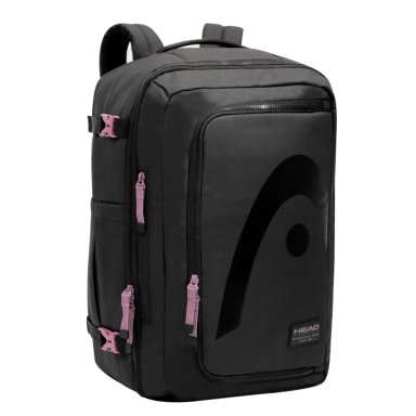 MOCHILA DE VIAJE AROUND REVERSE NEGRO MALVA CALIDAD HEAD - 1