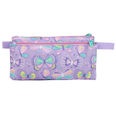 ESTUCHE INFANTIL TRIPLE CELERIO MARIPOSA LILA HEAD - 5
