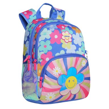 MOCHILA INFANTIL NIÑA GUM SMILE FLOWERS MORADO HEAD - 1