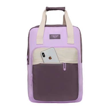 MOCHILA URBANA MUJER ELEMENT COLOR BLOCK LILA HEAD - 2