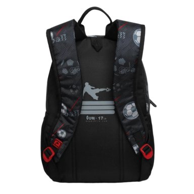 MOCHILA INFANTIL NIÑO GUM FUTBOL NEGRO HEAD - 5