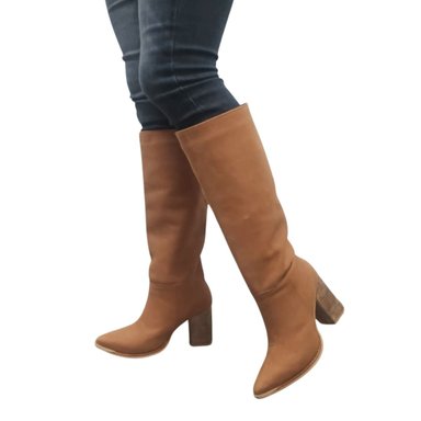 BOTA LILY ALTA CAMEL PAO PECADOS - 1