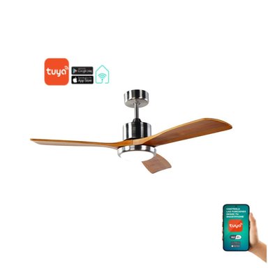 VENTILADOR DE TECHO CON LUZ Y WIFI HEIMAT HTE-1003 - 2