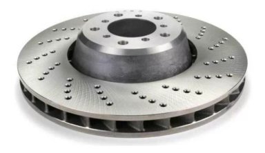 DISCO DE FRENO VENTILADO PERFORADO BMW SERIE 5 Y 6 ORIGINAL - 1