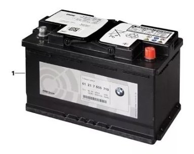 BATERÍA AGM BMW (92 AH) 12V X3 F25 10/17 ORIGINAL - 1