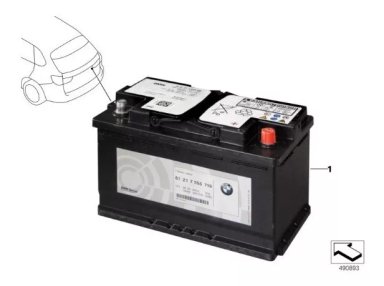 BATERÍA AGM BMW SERIE 5 G30 ORIGINAL - 3