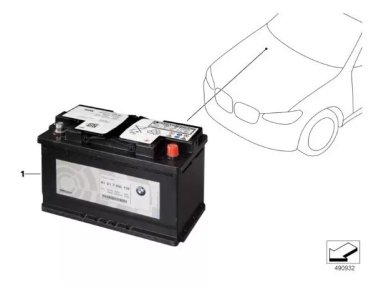 BATERÍA AGM BMW SERIE 5 G30 ORIGINAL - 4