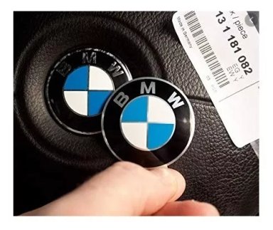 INSIGNIA CON LÁMINA ADHESIVA (D=45MM ) ORIGINAL BMW - 1