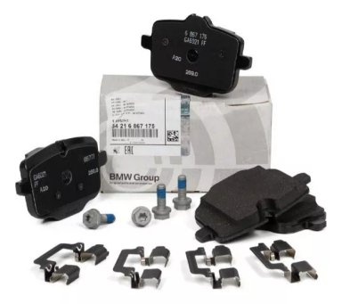 PASTILLAS DE FRENO TRASERAS ORIGINALES BMW VARIOS CARR G - 1
