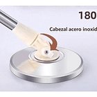 MOPA CRUSEC TRAPEADOR GIRATORIA 360 CETRIFUGADORA ACERO REMOVIBLE CAFE - 4