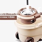 MOPA CRUSEC TRAPEADOR GIRATORIA 360 CETRIFUGADORA ACERO REMOVIBLE CAFE - 5
