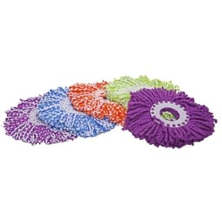 PACK 5 REPUESTOS CABEZAL MOPA GIRATORIA 360° TRAPEADOR MULTICOLOR - 1